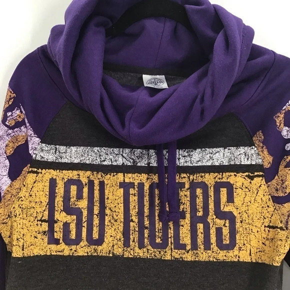 Rivalry Threads LSU Tigers Sweatshirt Hoodie - Picture 3 of 7
